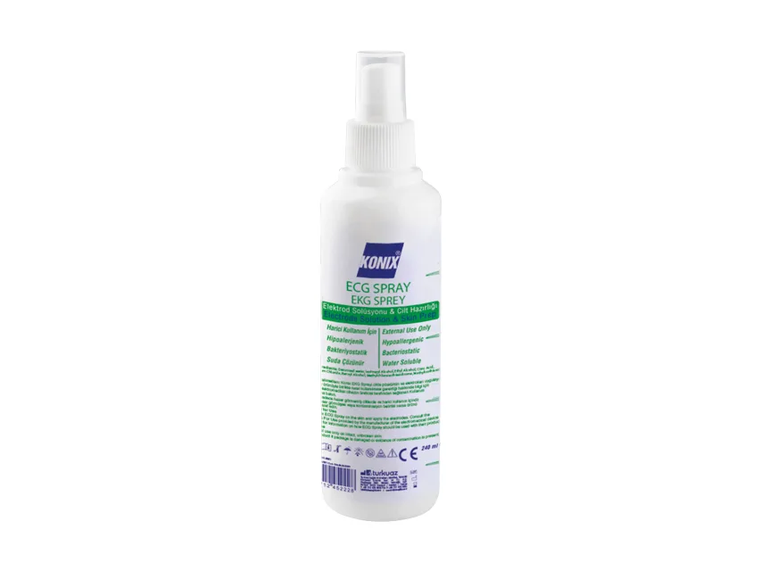 Gel spray ECG