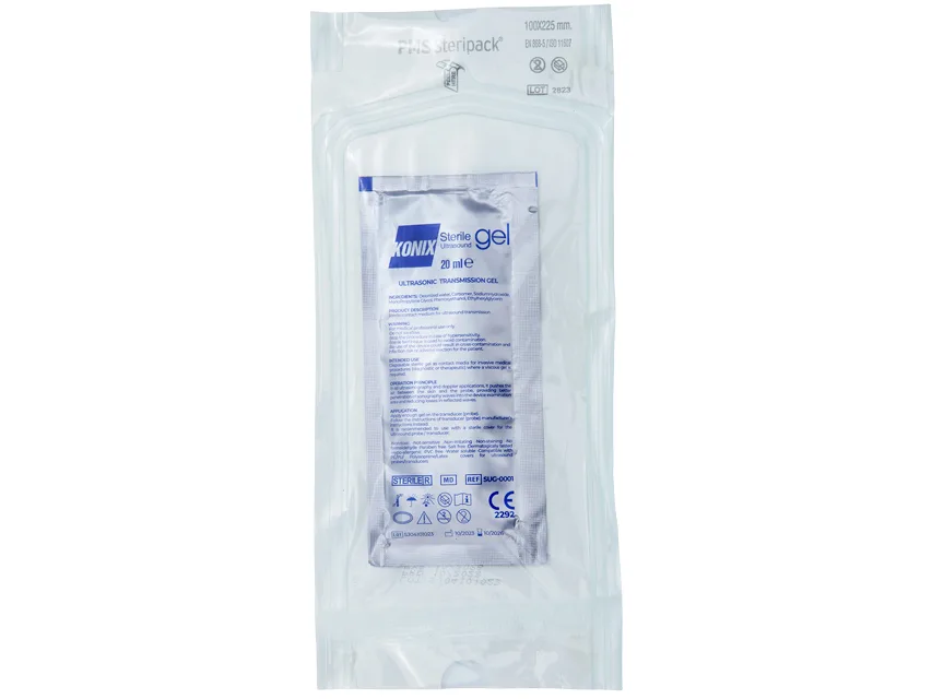 Gel ultrasunete steril - plic 20 ml - transparent