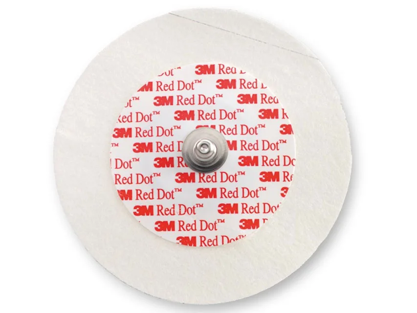 Electrozi 3M RED DOT 2239 din material non-țesut cu micropore - Ø 6 cm - 20 cutii de 50 buc.