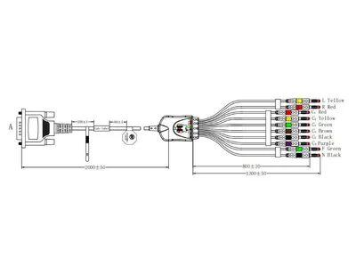 Cablu ECG universal