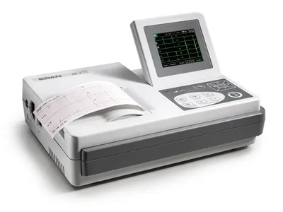 Edan SE-3 colour ECG - 3 canale cu monitor și interpretare