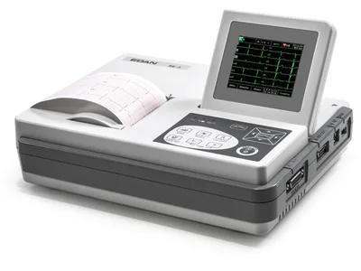 Edan SE-3 colour ECG - 3 canale cu monitor și interpretare