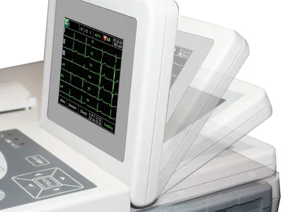 Edan SE-3 colour ECG - 3 canale cu monitor și interpretare