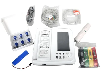 Cardio 7 ECG cu 12 canale și ecran tactil