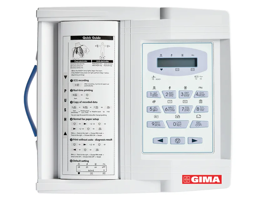 Cardiogima 12 ECG 3-6-12 canale cu monitor