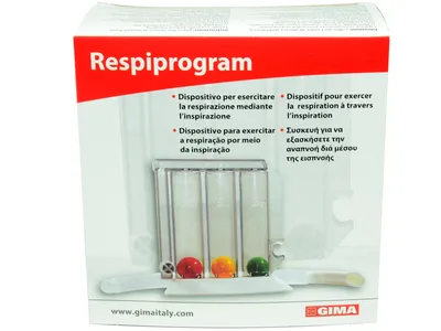 Respiprogram exercitator pulmonar