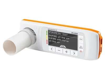 Spirometer SPIROBANK II SMART+ cu modul SpO2 și software