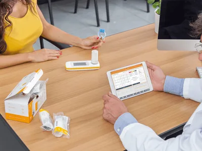 Spirometer SPIROBANK II SMART+ cu modul SpO2 și software
