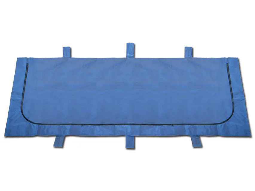 Sac cadavru nylon acoperit vinil - capacitate 150kg