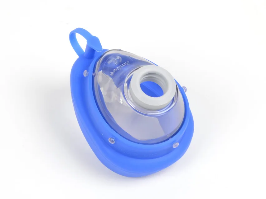 Mască facială AMBU N.3/4 - adult mic albastru