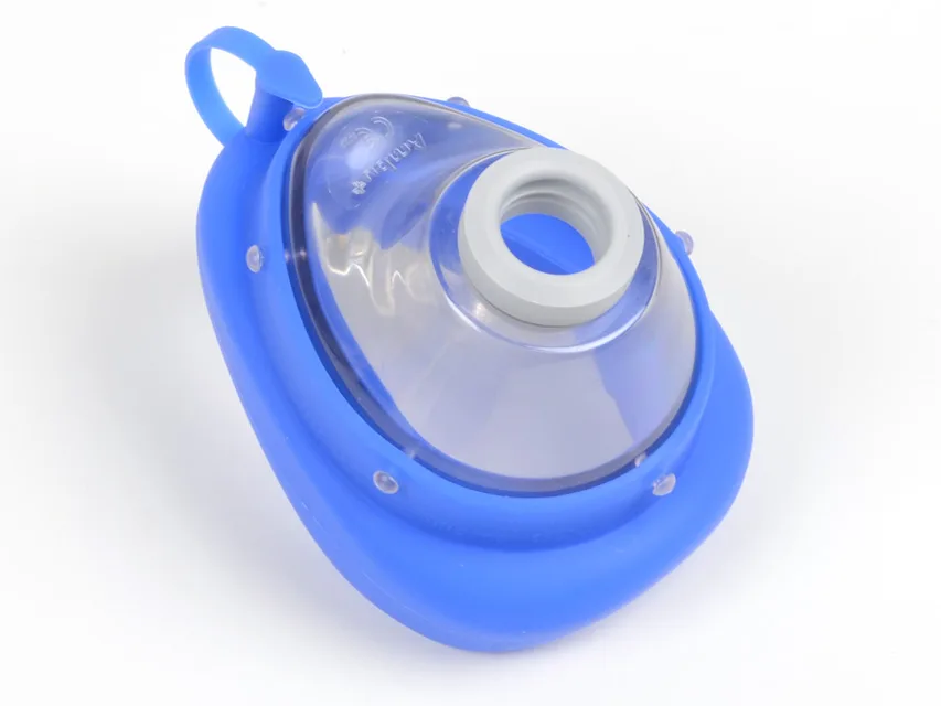 Mască facială AMBU N.5 - adult albastră