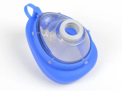 Mască facială AMBU N.5 - adult albastră