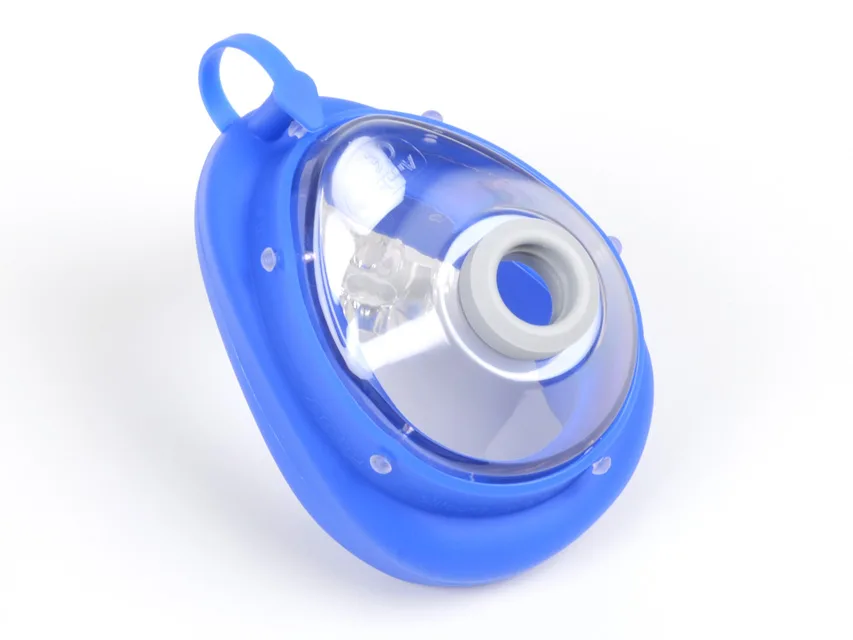 Mască facială AMBU N.6 - adult large albastru