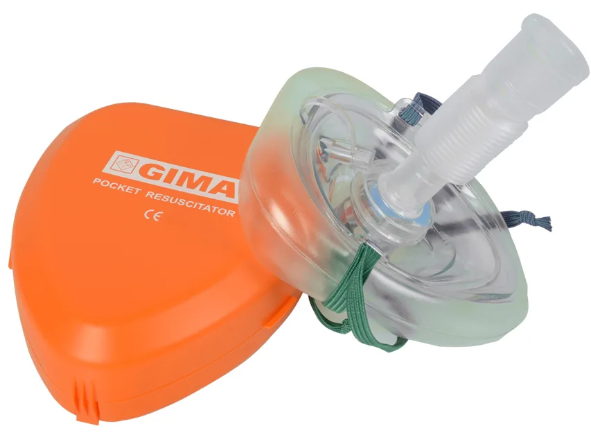 Mască CPR - resuscitator de buzunar