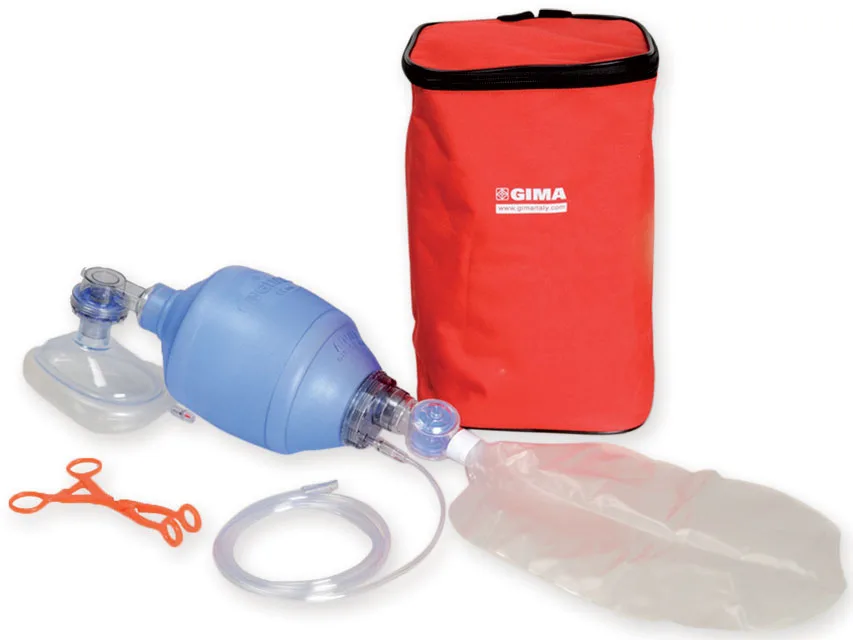 Kit resuscitator PVC - pentru adulți, folosință unică