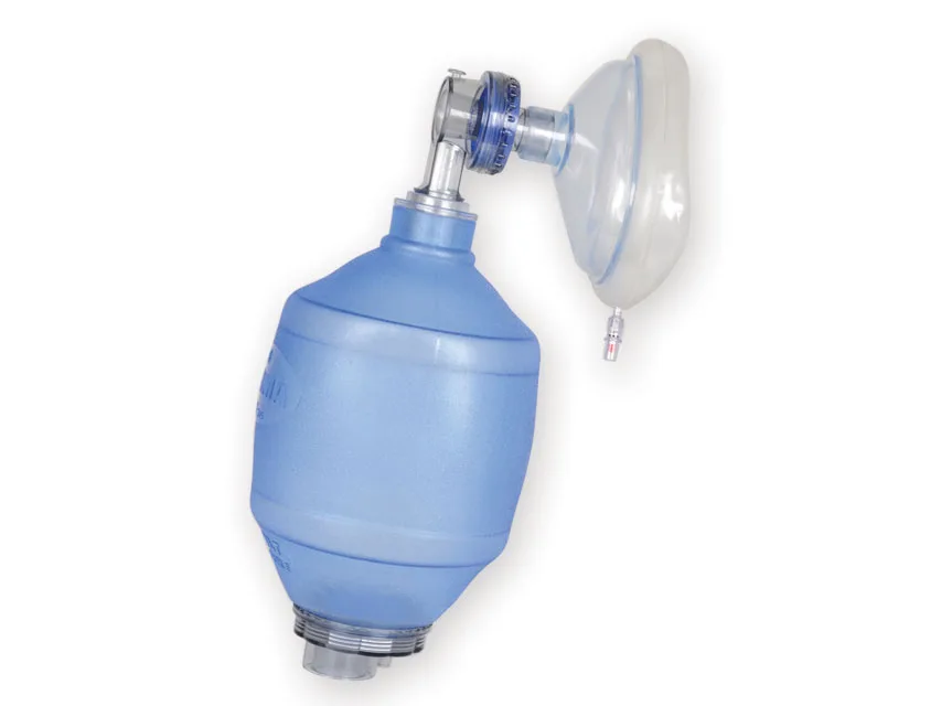 Balon de resuscitare din silicon cu masca N 4 - adult