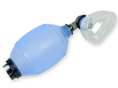 Balon de resuscitare din silicon cu masca N 4 - adult