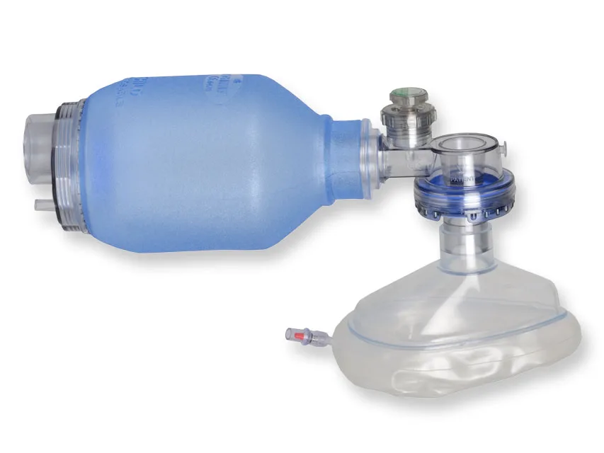 Resuscitator PVC pentru copii cu supapă pop-off - pentru o singură utilizare