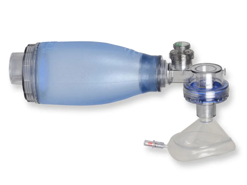 Resuscitator PVC pentru uz unic - infant cu supapă Pop-off