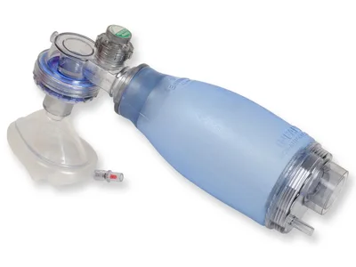 Resuscitator PVC pentru uz unic - infant cu supapă Pop-off