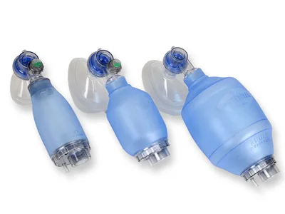Resuscitator PVC pentru uz unic - infant cu supapă Pop-off