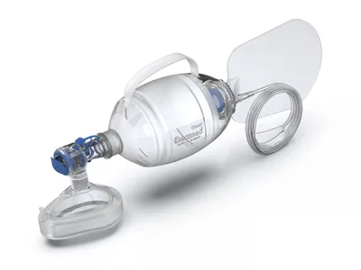 Kit resuscitator din silicon cu mască N 5 - adult