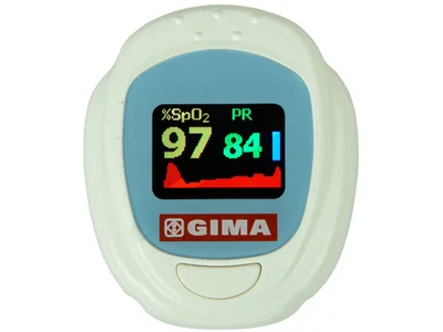 Oximetru digital pediatric cu indicator de culoare