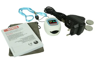Oximetru digital pediatric cu indicator de culoare