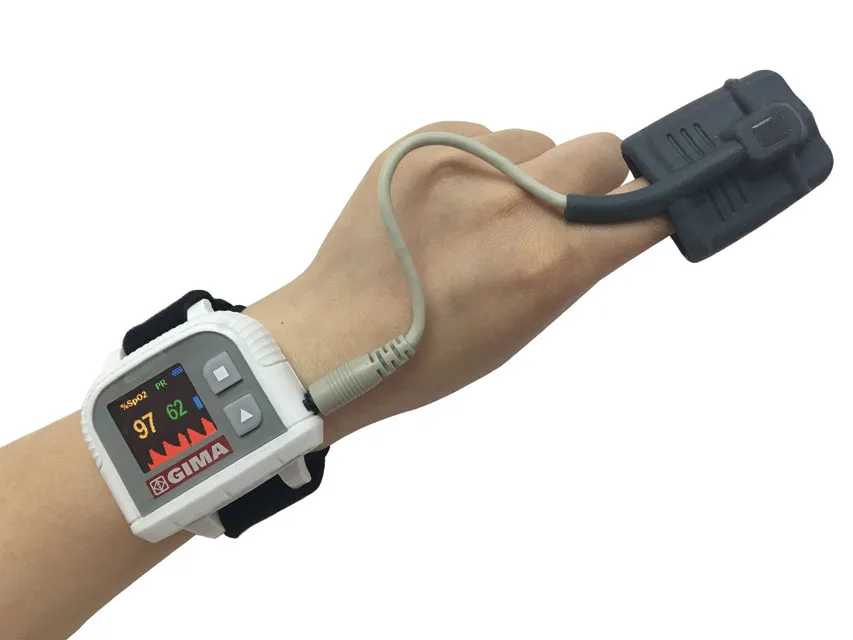 Pulsoximetru de încheietuă cu software