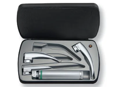 Set laringoscop heine classic+ led cu reincarcare 3.5v. maner d6741 - 3 lame