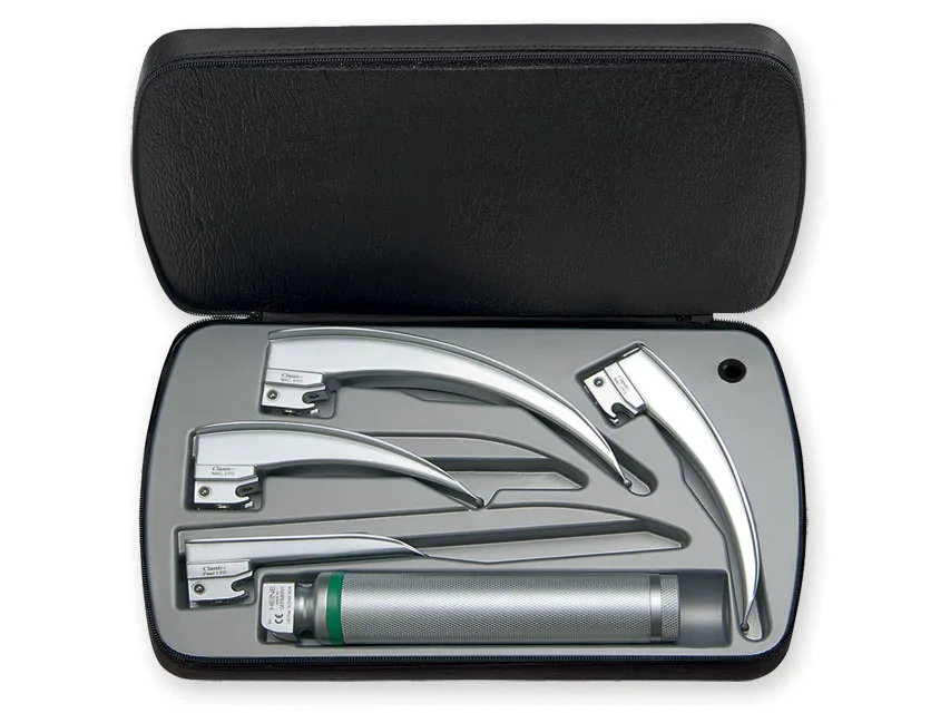 Set laringoscop heine classic+ led - 4 lame