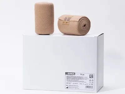 Bandaj compresiv elastic Previbielastica 7 m x 10 cm
