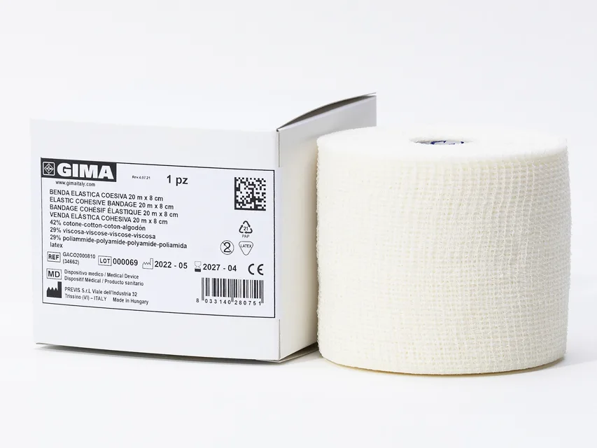 Bandă elastică coezivă 20 m x 8 cm