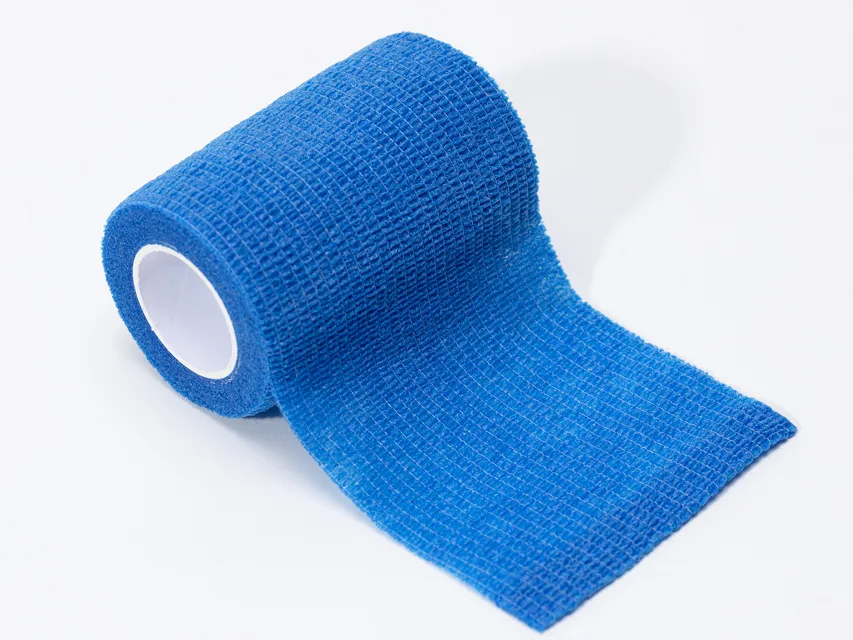 Bandaj elastic non-țesut aderent 4.5 m x 7.5 cm - albastru