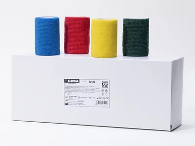 Bandaj elastic non-țesut coeziv 4.5 m x 7.5 cm - 5 culori