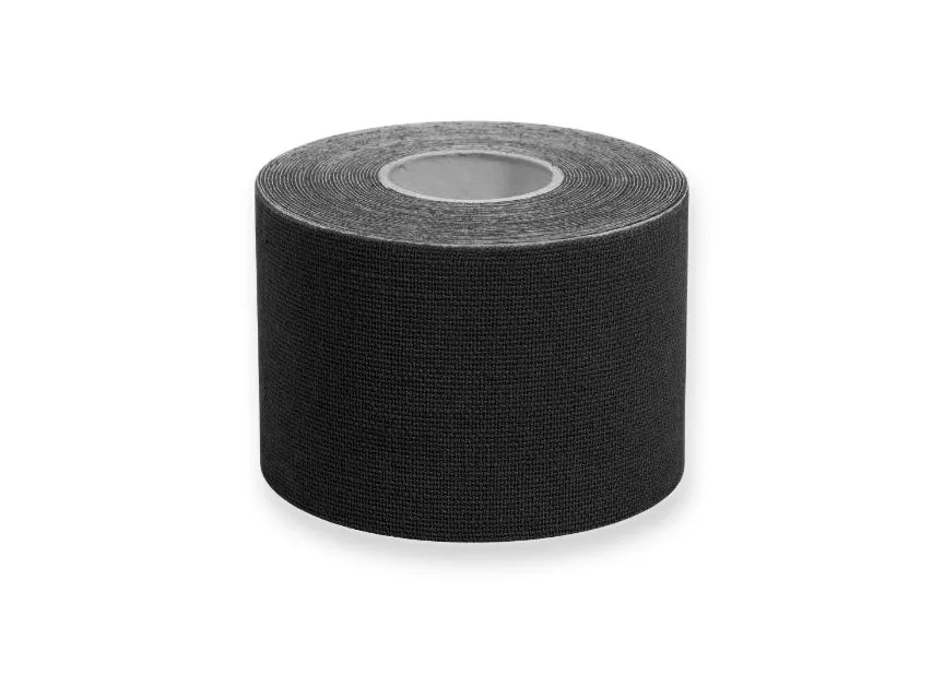 Bandă kinesiologie 5 m x 5 cm - negru
