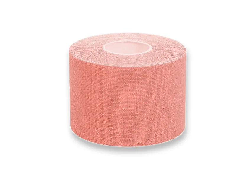 Bandă kinesiologie 5 m x 5 cm - culoare piele
