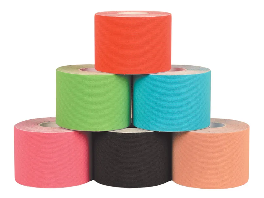 Benzi kinesiologice 5 m x 5 cm - culori mixte