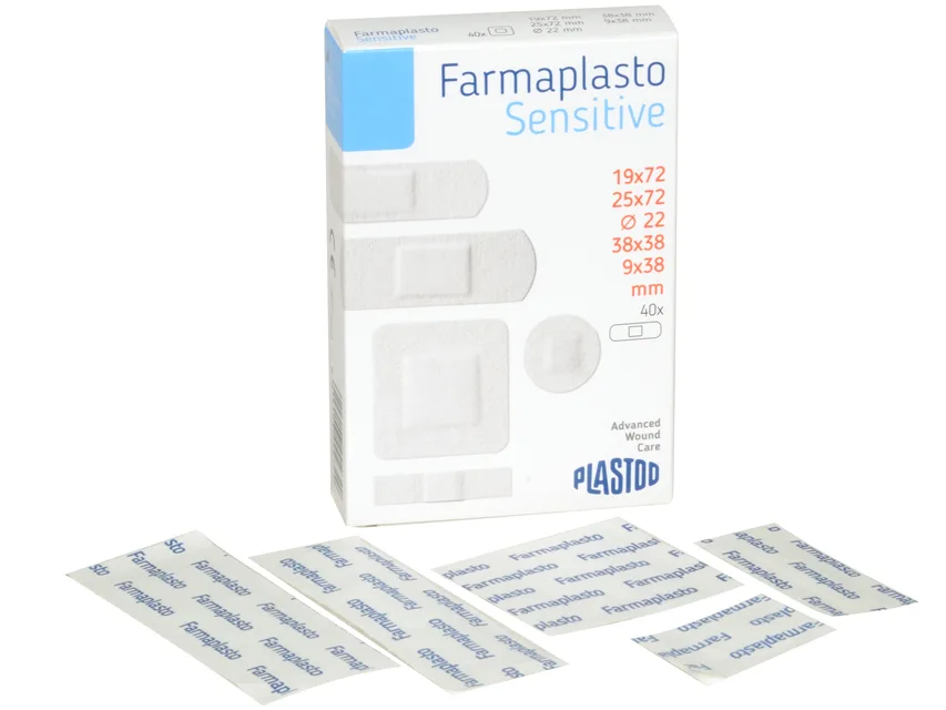Plasturi adezivi sensibili 5 mărimi mixte 80 cutii de 40