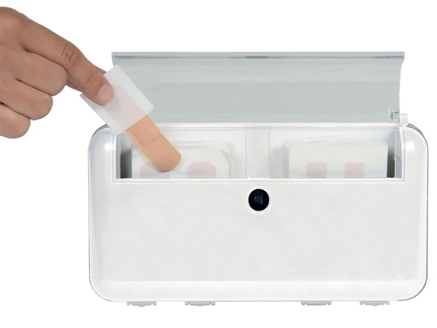 Dozator de plasturi cu 2 refill-uri