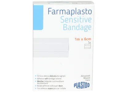 Pansament adeziv în rolă 1 m x 6 cm