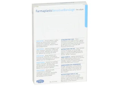Pansament adeziv în rolă 1 m x 6 cm
