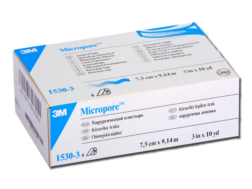 Micropore 3M - h 76 mm x 9.14 m