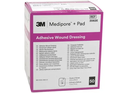 Medipore 3M + pad 5x7 cm