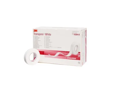 Bandă chirurgicală 3M Transpore albă 13 mm x 9.14 m