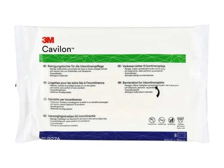 Cavilon 3M continence care wipe