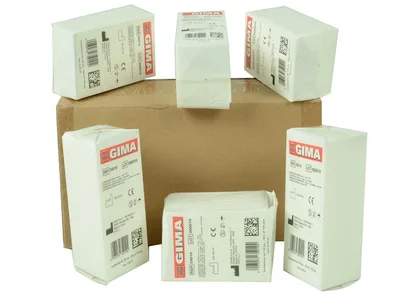 Tampon de tifon non-woven - 5x5 cm - 4 straturi - 10 pachete de 100