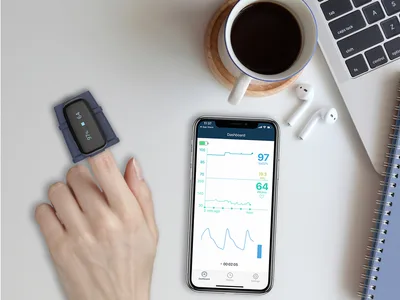 Oximetru cu puls OXYFIT pentru monitorizare continuă