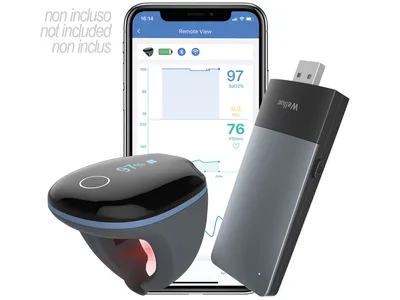 O2ring pulsoximetru continuu wireless pentru monitorizare la distanță - adult