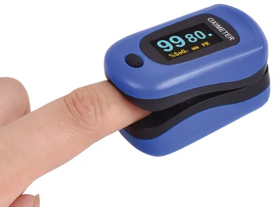 Pulsoximetru pentru deget OXY-4 - albastru